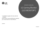LG 32GK850F-B Owners Manual