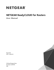 Netgear RAX120 ReadyCLOUD User Manual