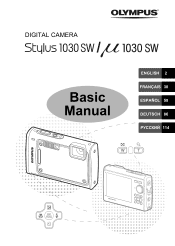 Olympus 1030SW Stylus 1030 SW Basic Manual (English, Français, Español, Deutsch, Pi9;CCKh8;h9;)