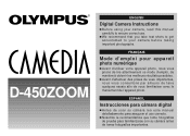 Olympus D-450 Zoom D-450 Zoom Instruction Manual