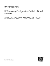 HP XP20000 HP StorageWorks XP Disk Array Configuration Guide for Novell Netware XP24000, XP20000, XP12000, XP10000 (A5951 - 96055, Septembe