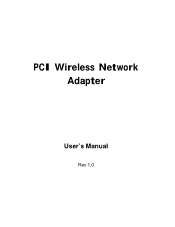 TRENDnet TEW-PCI Manual