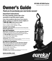 Eureka UprightsAirSpeedPetAS1008AX Owner's Guide
