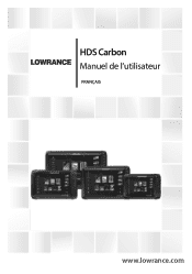 Lowrance HDS Carbon 16 - StructureScan 3D Bundle Manuel de lutilisateur
