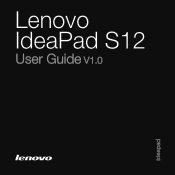 Lenovo 295932U Lenovo IdeaPad S12 User Guide V1.0