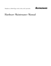 Lenovo ThinkServer RS110 Hardware Maintenance Manual for RS110