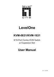 LevelOne KVM-1631 Manual