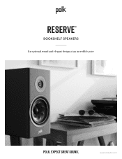 Polk Audio Reserve R500 Silver System with Denon AVR User Guide 2