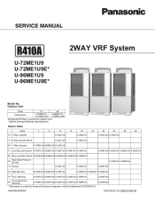 Panasonic U-72ME1U9 Service Manual