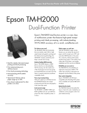 Epson TM-H2000 Product Data Sheet