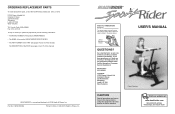 HealthRider Hremcr9009 Instruction Manual