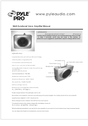 Pyle PWMA60UW PWMA60UB Manual 1