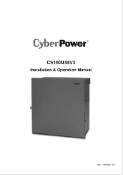 CyberPower CS150U48V3 User Manual