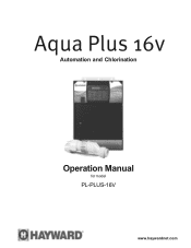 Hayward PL-PLUS Operation Manual