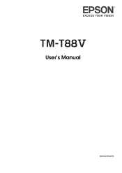 Epson TM-T88V Users Manual