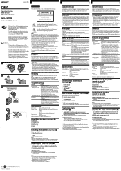 Sony HVL-FH1100 Operating Instructions