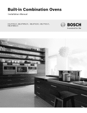 Bosch HBLP752UC Installation Instructions