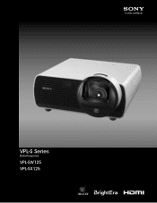 Sony VPLSW125 Brochure (Affordable Short Throw Projectors ideal for an number of different applications in education and business.)