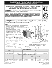 Electrolux EI30EW35KB Installation Instructions (All Languages)