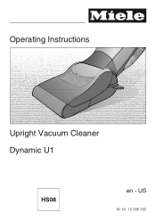 Miele Dynamic U1 AutoEco Product Manual