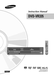 Samsung DVD-VR335 User Manual (user Manual) (ver.1.0) (English)