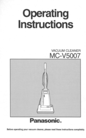 Panasonic MCV5007 MCV5007 User Guide