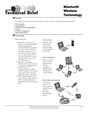 Epson C1200BT Technical Brief (Bluetooth Wireless Technology)