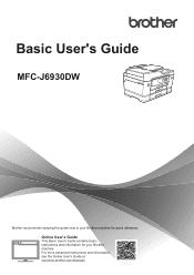 Brother International MFC-J6930DW Basic Users Guide