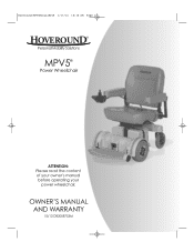 Hoveround MPV5 User Manual