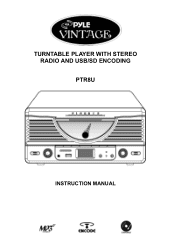 Pyle PTR8UR PTR8UR Manual 1