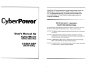 CyberPower CS20A-EBP User Manual