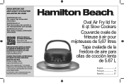 Hamilton Beach 33602 Use and Care Manual