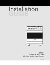 Viking RVGR3302 Installation Instructions