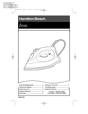 Hamilton Beach 14560 Use And Care