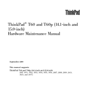 Lenovo 20075TU User Manual