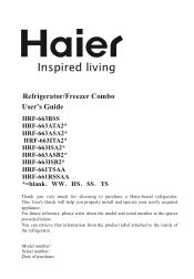 Haier HRF-663ITA2 User Manual