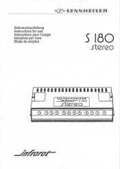 Sennheiser S 180 stereo Instructions for Use
