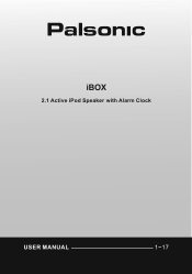Palsonic iBox Owners Manual