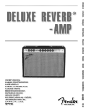 Fender 68 Custom Deluxe Reverb Owners Manual