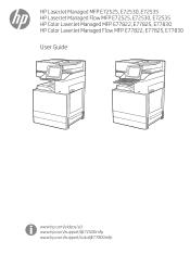 HP Color LaserJet Managed MFP E77822-E77830 User Guide