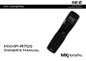 URC MXHP-R700 Owners Manual
