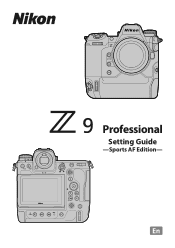 Nikon Z 7 Setting Guide Sports AF Edition