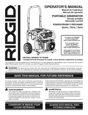 Ridgid RD6800 Owners Manual
