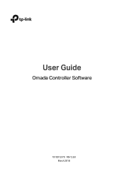 TP-Link Omada Software Controller Omada Controller Software 2.6.0 User Guide