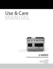 Viking VGR536 Use and Care Manual