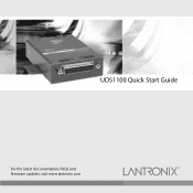 Lantronix UDS1100 UDS1100 - Quick Start Guide