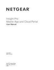 Netgear GC108PP Insight Pro Mobile App / Cloud Portal User Manual