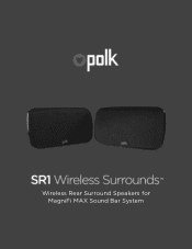 Polk Audio SR1 User Guide 1