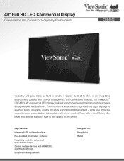 ViewSonic CDE4803 CDE4803 Datasheet English
