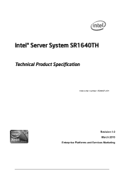 Intel SR1640TH Technical Product Specification